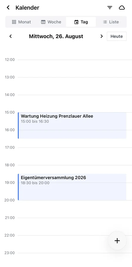 Verwaltio Companion: Kalender